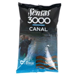Sensas 3000 Canal Black Fine Groundbait 1Kg